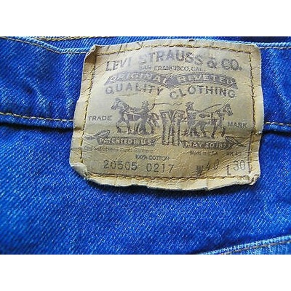 Levi's Jeans 40 Men's Orange Tab Zipper Fly Jeans Size 40 x 30 - Picture 6 of 10